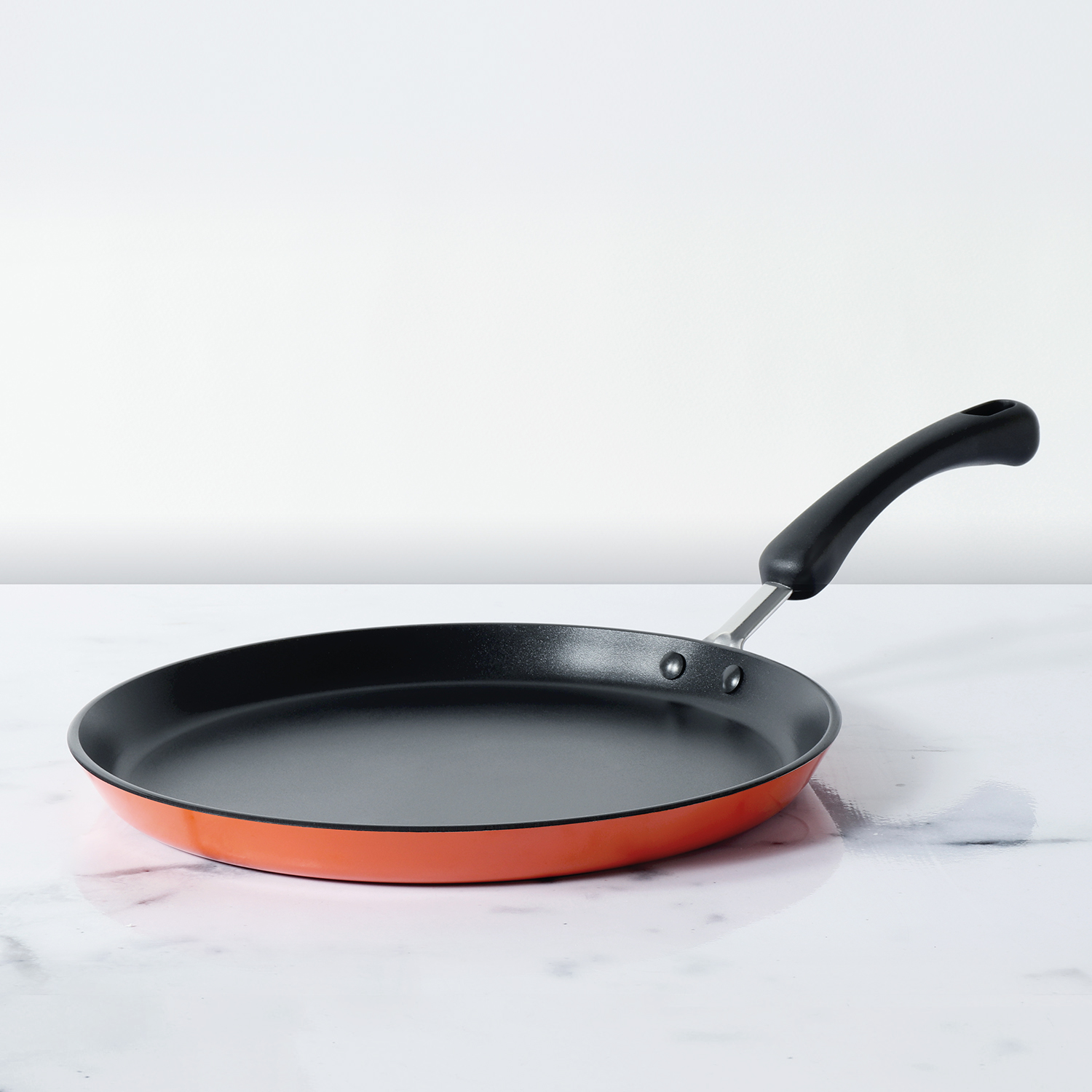 Meyer non-stick flat tawa orange, 28 cm